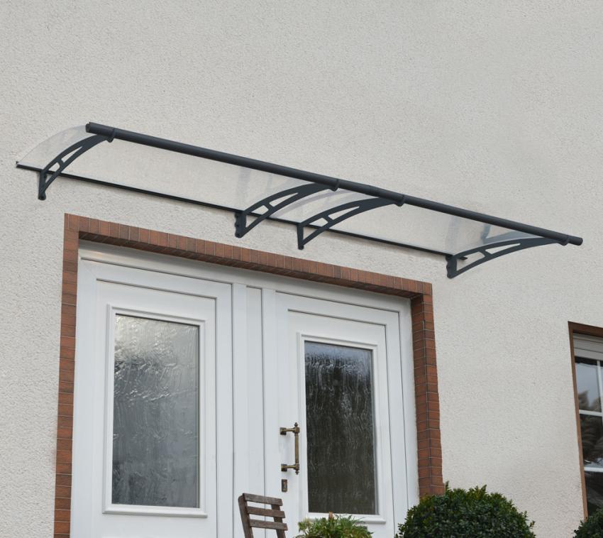 Palram - Canopia Vordach Aquila 3000 | Anthrazit | 92x300x18 cm 