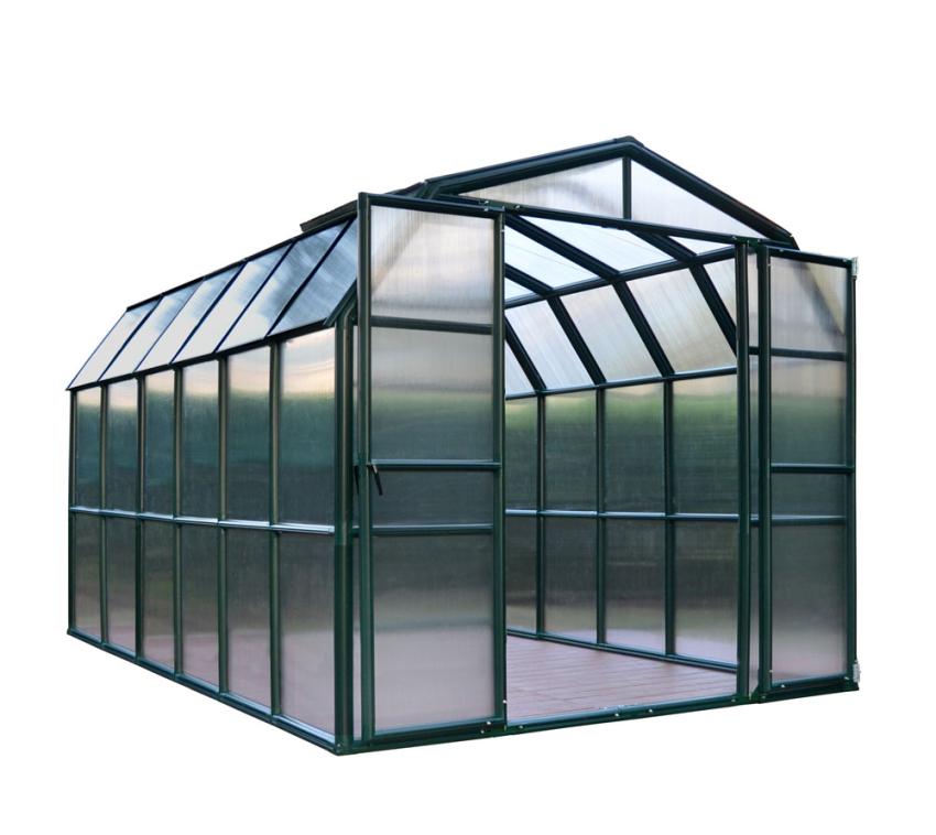 Rion Kunststoff Gewächshaus Grand Gardener 46 | Grün | 389x265x251 cm ohne Fundament