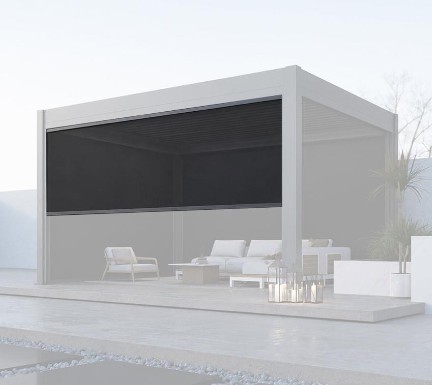 Paragon Outdoor Seitenteil für Pergola | Zubehör Grand Tuscan | verstellbar | Gr. 14 