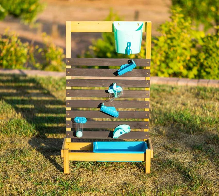 TP Toys Holz Wasserspiel Splash | Natur | 31x57x92 cm 