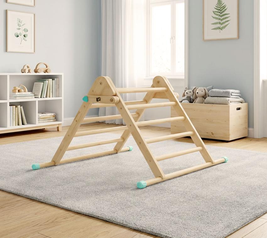 TP Toys Active Tots Holz Kletterdreieck | Pikler Dreieck | Indoor  