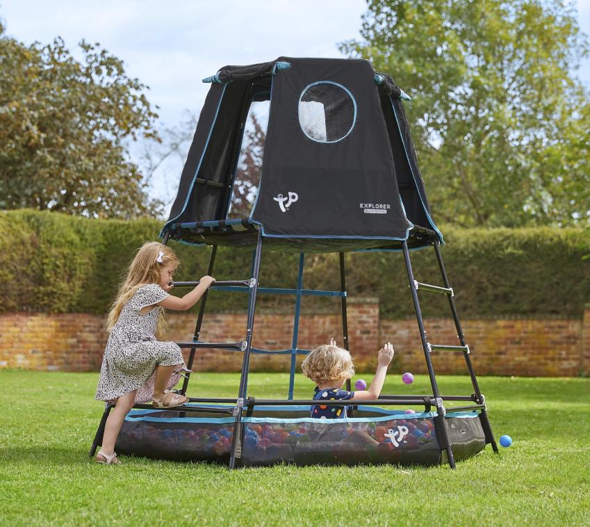TP Toys Explorer | Outdoor Klettergerüst mit Zelt 