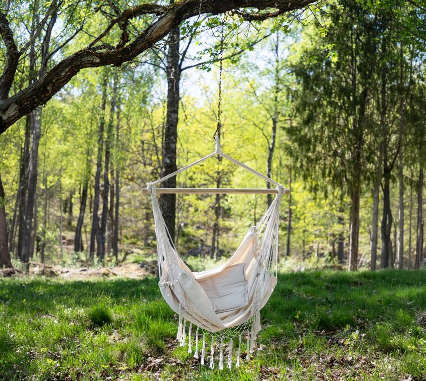 VENTURE HOME Culasi | Garten Hängesessel ohne Gestell | weiß 