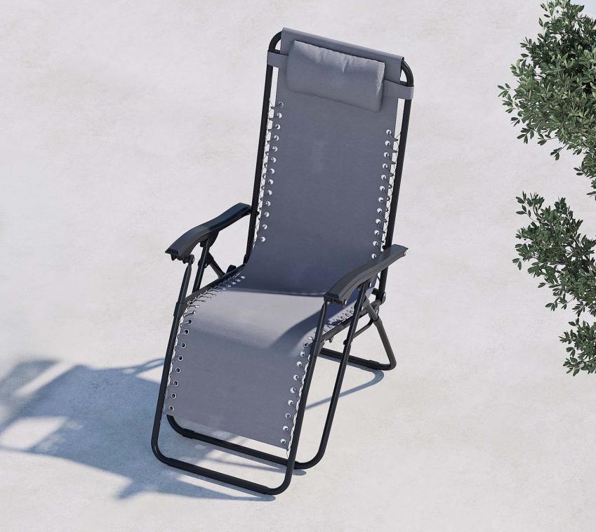 Venture Home klappbarer Sonnenstuhl Vulcano 