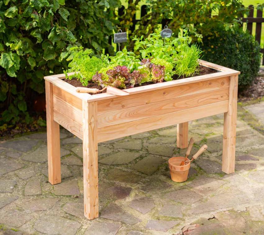 Westmann Lärchenholz Hochbeet Emily | Natur | 120x65x75 cm 