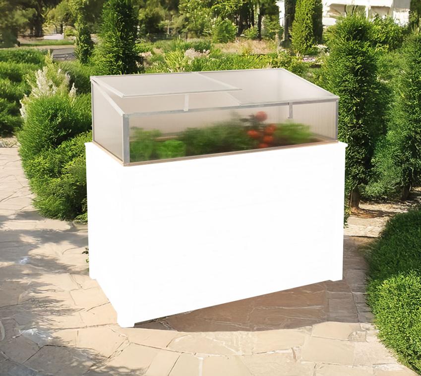 Westmann Genus 100 | Frühbeetaufsatz | Abdeckung für Hochbeet 