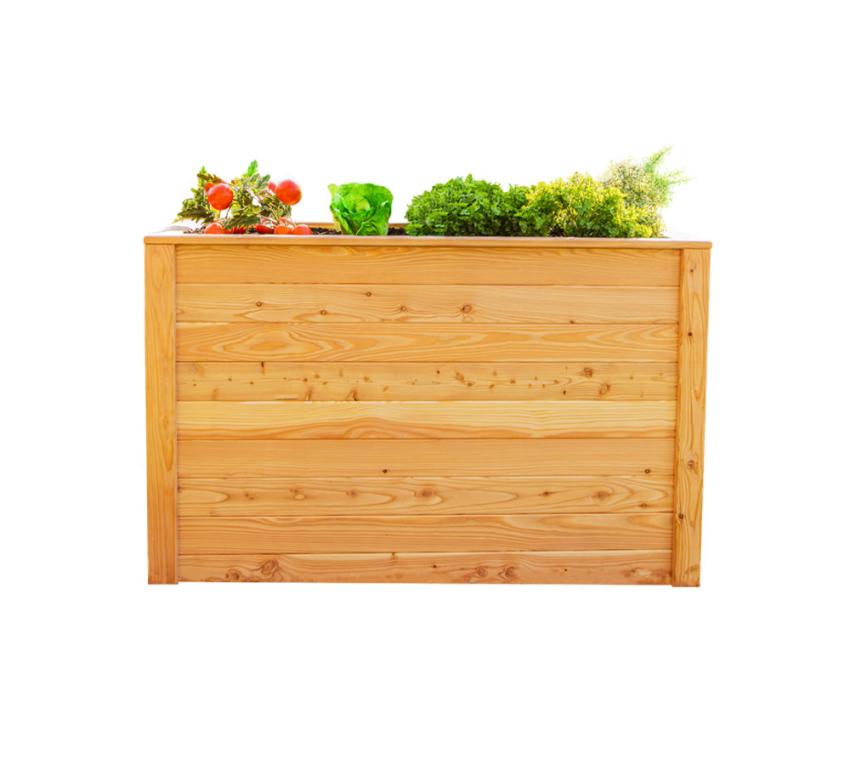 B-WARE Westmann Lärchenholz Hochbeet Klassik 130 | Natur | 130x65x84 cm 