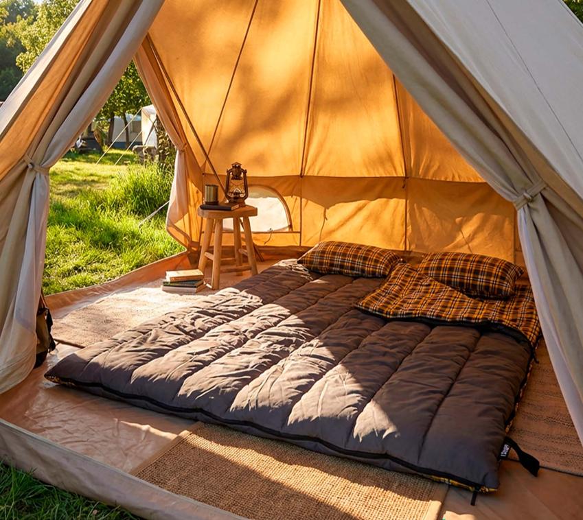 Westmann Willow XXL Doppelschlafsack mit Kissen | für 2 Personen 