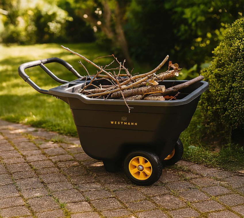 Westmann Prakta S | kleine Kunststoff Schubkarre  