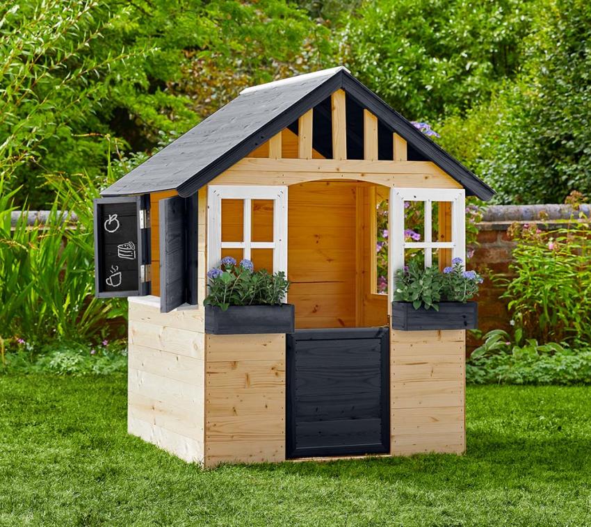 Zwerkules Lolli | Kinder Spielhaus für den Garten | Holz  