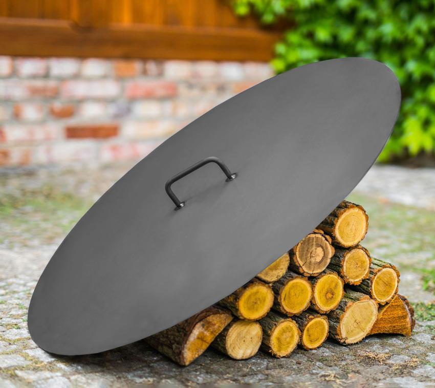 B-Ware CookKing Stahl Deckel | Zubehör für Feuerschalen | Ø 61 cm 
