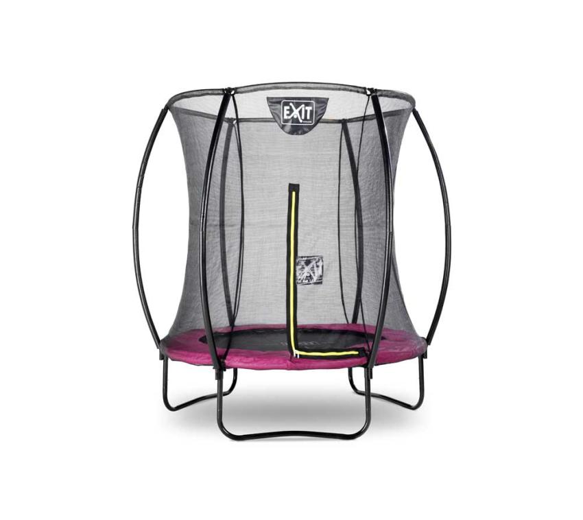 Exit Stahl Trampolin Silhouette | Rosa | 218 cm Ø 183 cm