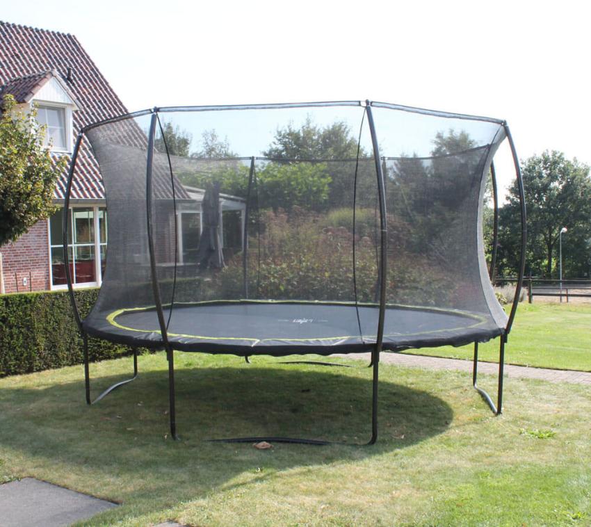 Exit Stahl Trampolin Silhouette | Grün | Ø 305 cm