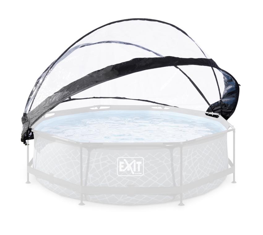 Exit Pool Sonnendach Abdeckung rund transparent Ø300 cm 