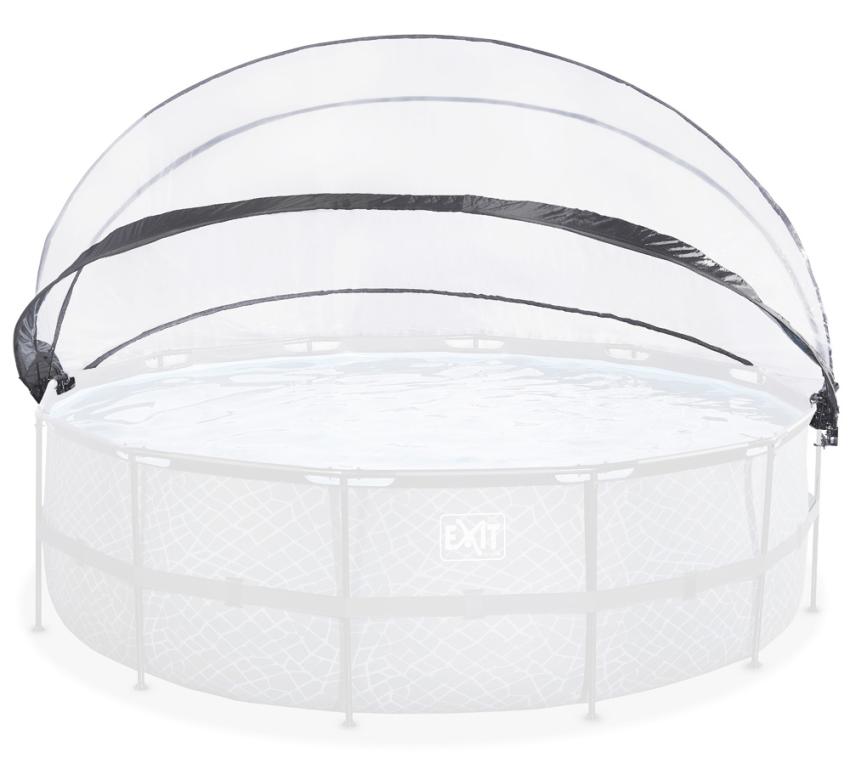 Exit Pool Sonnendach Abdeckung rund transparent Ø450 cm 
