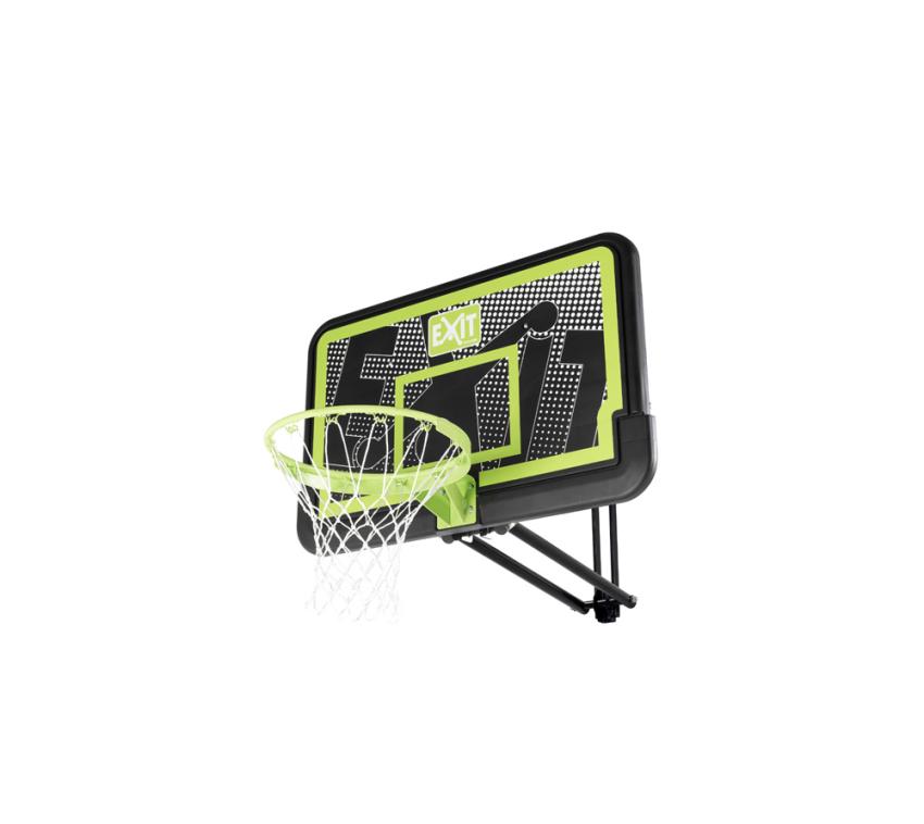 Exit Basketballkorb Galaxy Black Edition | Wandmontage | Schwarz | 126x112x108 cm 