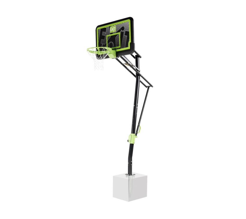Exit Stahl Basketballkorb Galaxy Black Edition Bodenmontage inkl. Dunkring schwarz 230-305 cm 