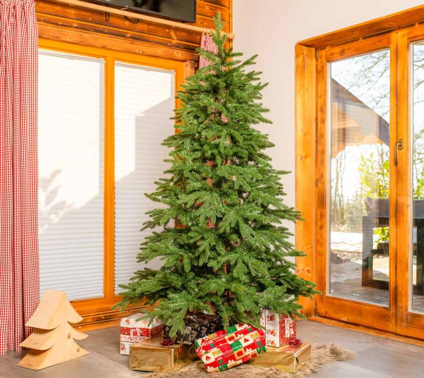 B-WARE Evergreen Künstlicher Weihnachtsbaum Sherwood Fichte | Grün | 180 cm 