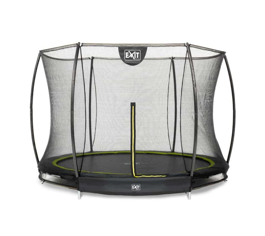 Exit Bodentrampolin Silhouette | Schwarz | Ø 244 cm