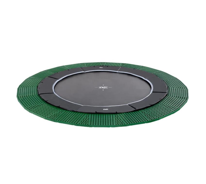 Exit Bodentrampolin Dynamic | Schwarz | Ø 366 cm