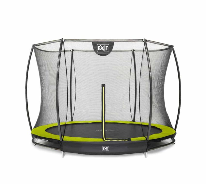 Exit Bodentrampolin Silhouette | Lime | Ø 244 cm