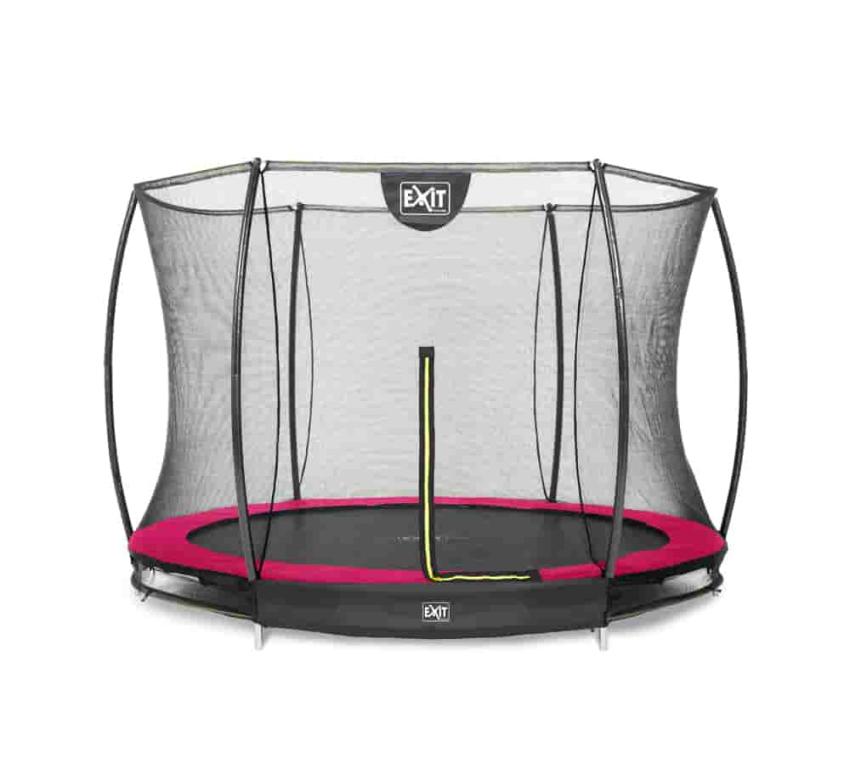 Exit Bodentrampolin Silhouette | Rosa | Ø 305 cm