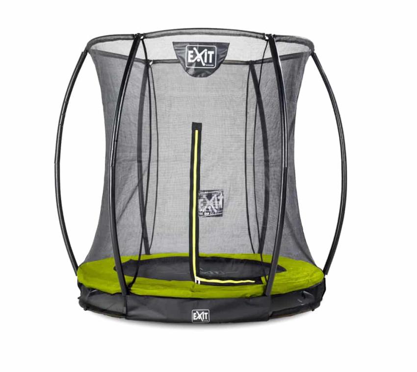 Exit Bodentrampolin Silhouette | Lime | Ø 183 cm