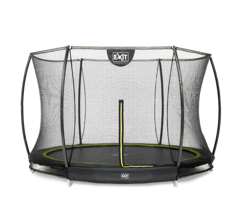 Exit Bodentrampolin Silhouette | Schwarz | Ø 305 cm