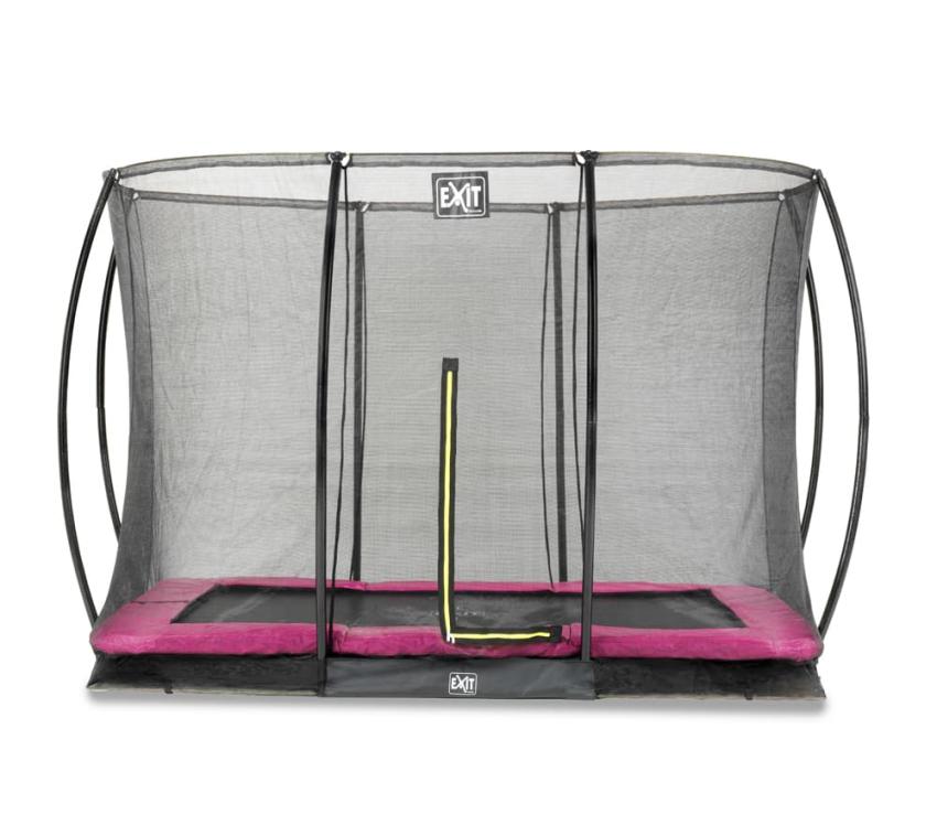 Exit Bodentrampolin Silhouette | Rosa | 244x366 cm