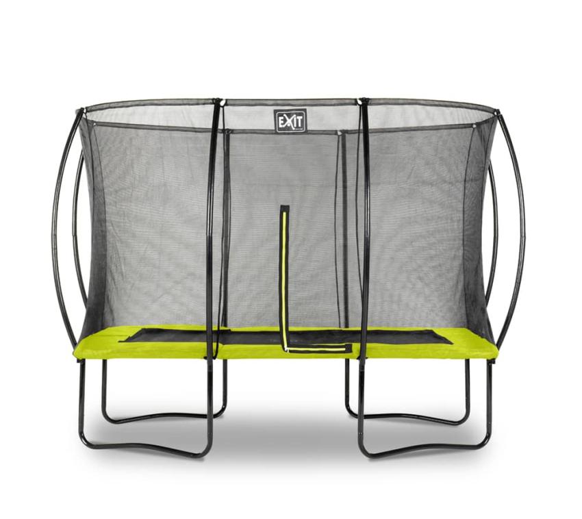 Exit Stahl Trampolin Silhouette | Grün | 214x305 cm
