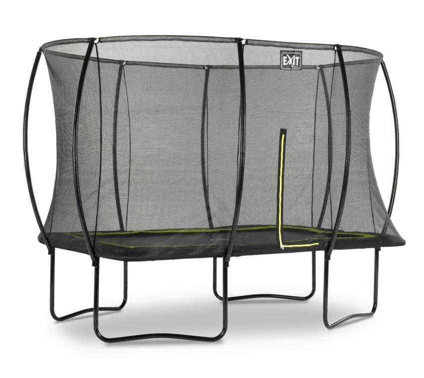 Exit Stahl Trampolin Silhouette | Schwarz | 366x244x274 cm 244x366 cm