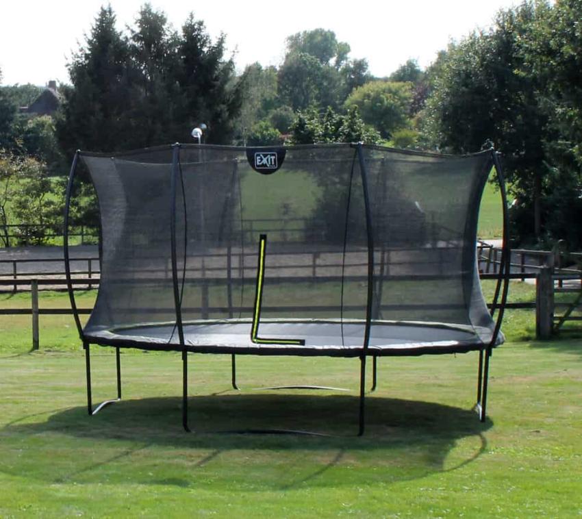 Exit Stahl Trampolin Silhouette | Lime | Ø 366 cm