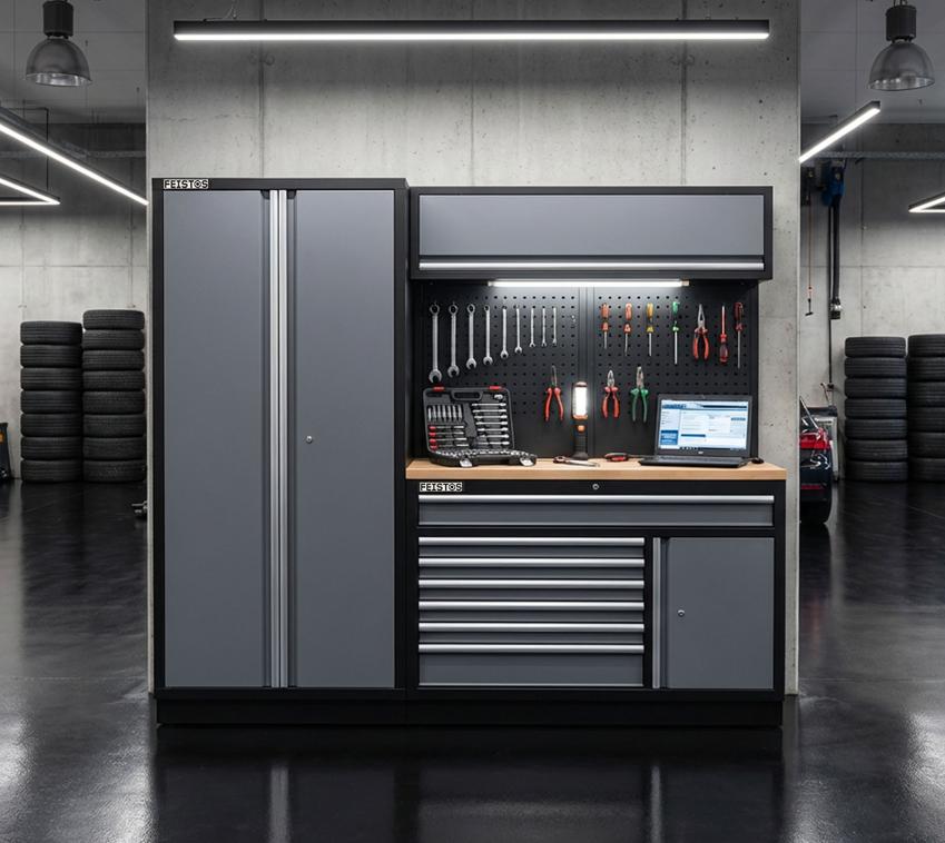 FEISTOS Werkstatteinrichtung Apollo 22 | Metall Werkstattschrank 