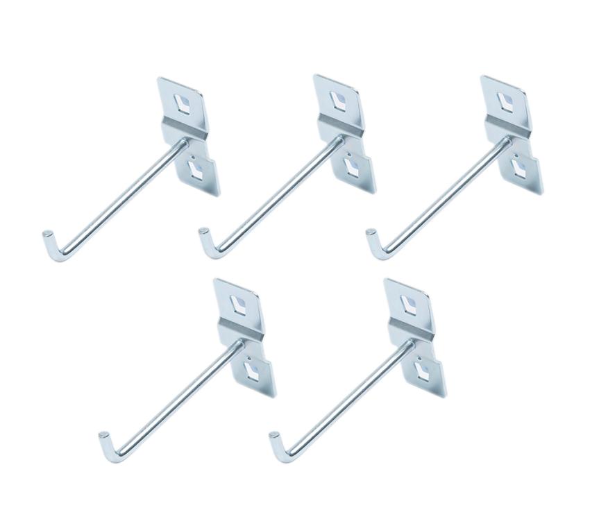 FEISTOS Werkstatteinrichtung | Werkzeughaken 87 | Zubehör für FEISTOS Werkzeugschrank | 60x25x87 mm 5er Set