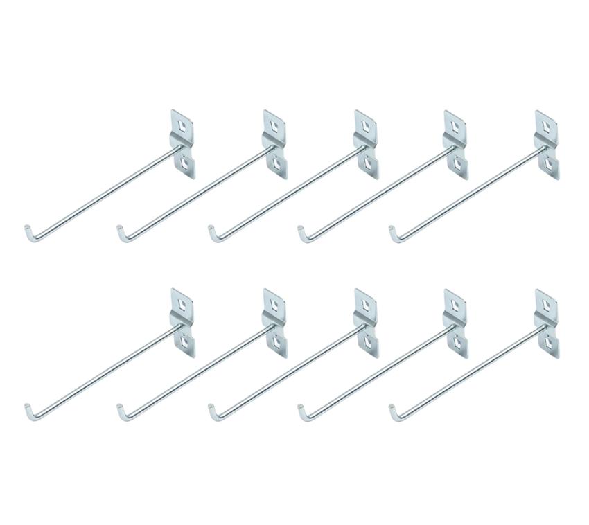 FEISTOS Werkstatteinrichtung | Werkzeughaken 150 | Zubehör für FEISTOS Werkzeugschrank | 60x25x150 mm 10er Set