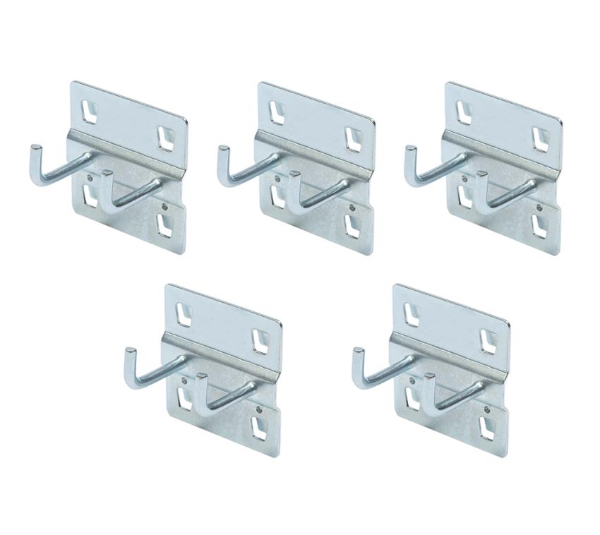FEISTOS Werkstatteinrichtung | Werkzeughaken 35 | Zubehör für FEISTOS Werkzeugschrank | 60x58x35 mm 5er Set