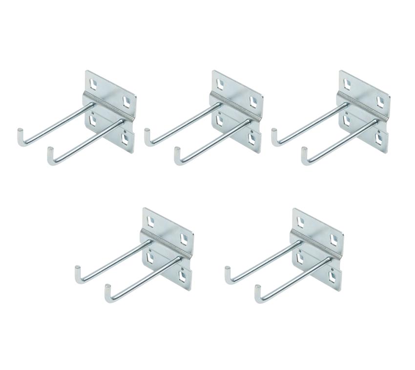 FEISTOS Werkstatteinrichtung | Werkzeughaken 87 | Zubehör für FEISTOS Werkzeugschrank | 60x58x87 mm 5er Set