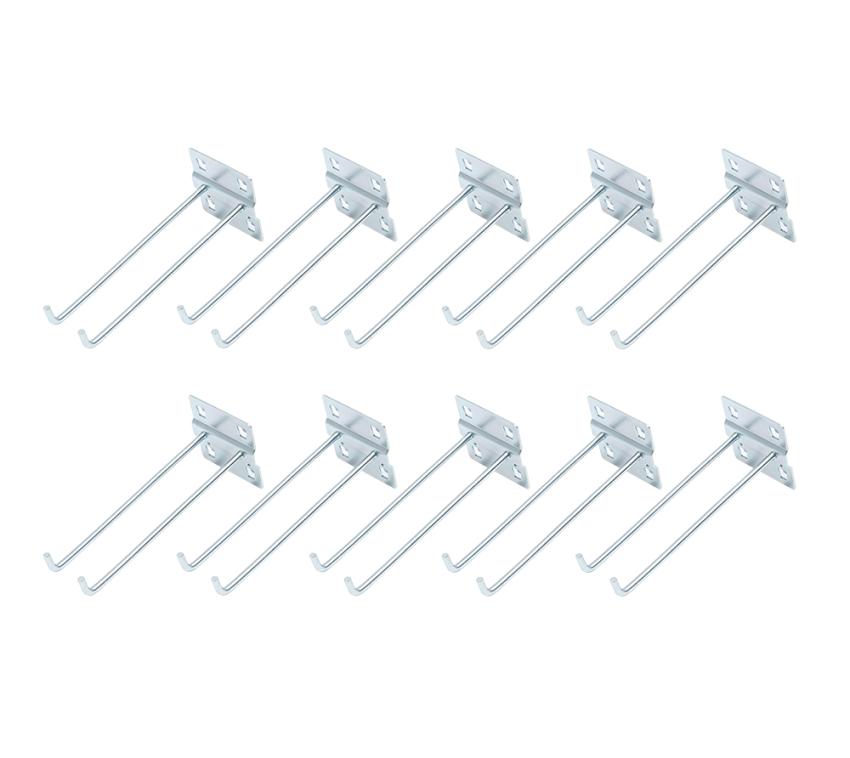 FEISTOS Werkstatteinrichtung | Werkzeughaken 150 | Zubehör für FEISTOS Werkzeugschrank | 60x58x150 mm 10er Set