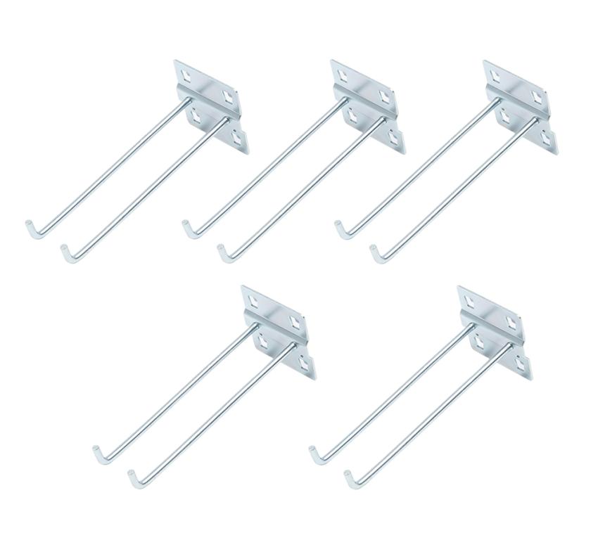 FEISTOS Werkstatteinrichtung | Werkzeughaken 150 | Zubehör für FEISTOS Werkzeugschrank | 60x58x150 mm 5er Set