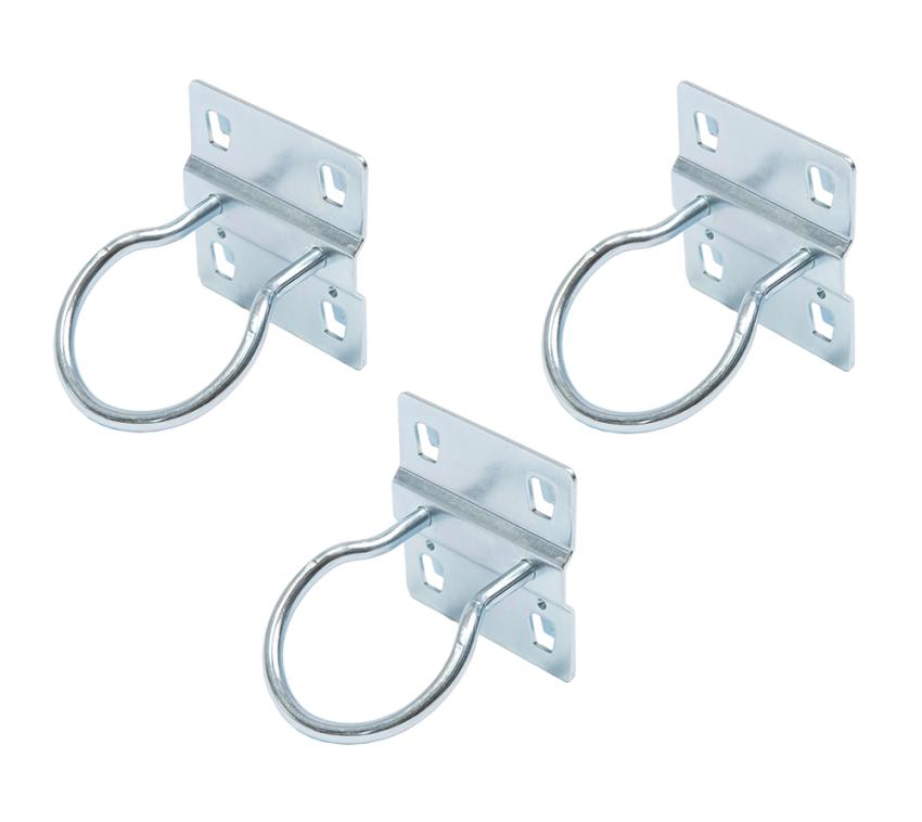 FEISTOS Werkstatteinrichtung | Rundhaken | Zubehör für FEISTOS Werkzeugschrank | 60x58x58 mm 3er Set