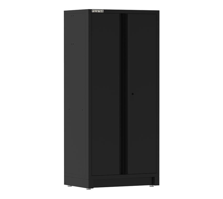 FEISTOS Werkstatteinrichtung | Flügeltür Hochschrank EOS Blackline Duo | Schwarz | 61x92x200 cm 