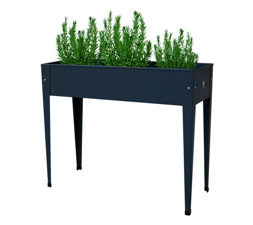 B-WARE Herstera Garden Metall Hochbeet Urban | Anthrazit | 100x40x84 cm 