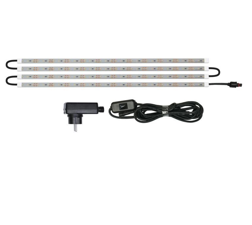 Herstera Garden LED Licht für Hochbeet | Silber | 60 cm 