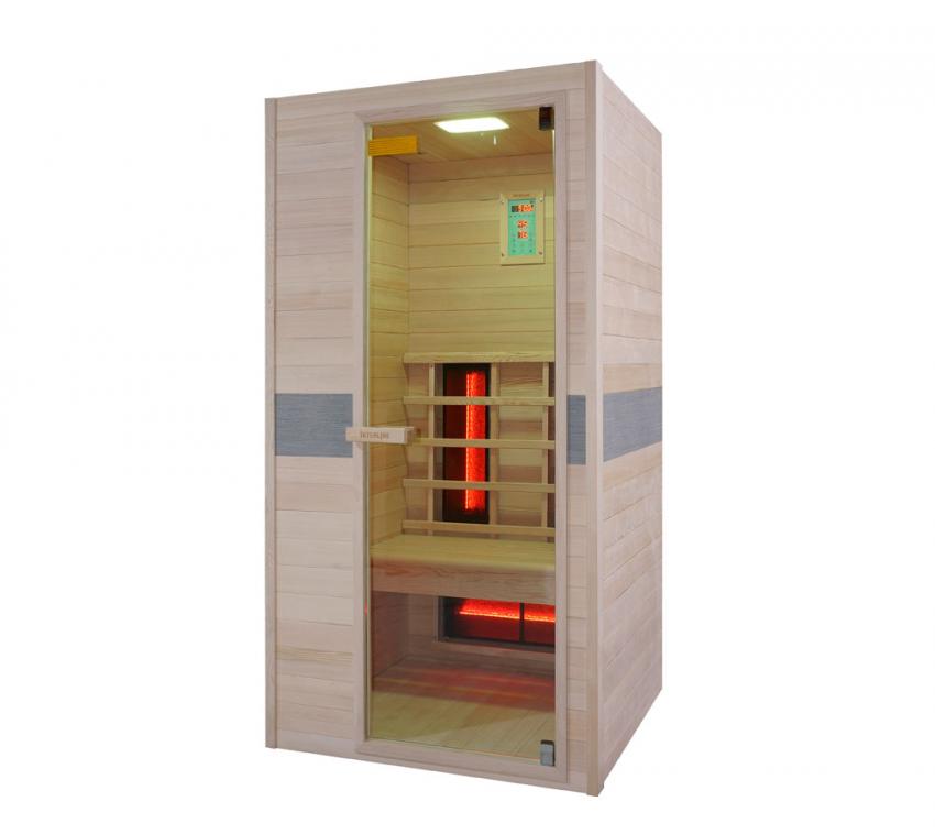 Interline Summer Infrarotkabine Wärmekabine Jade 1 natur 94x100x190 cm 