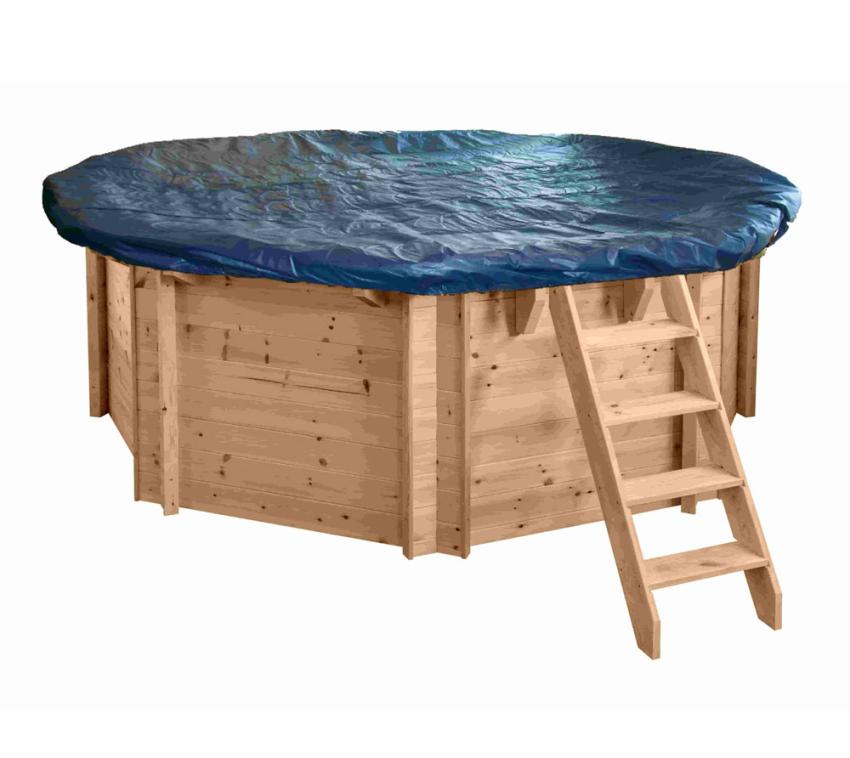 Interline Summer Winterabdeckung Bali | Blau | Ø530 cm