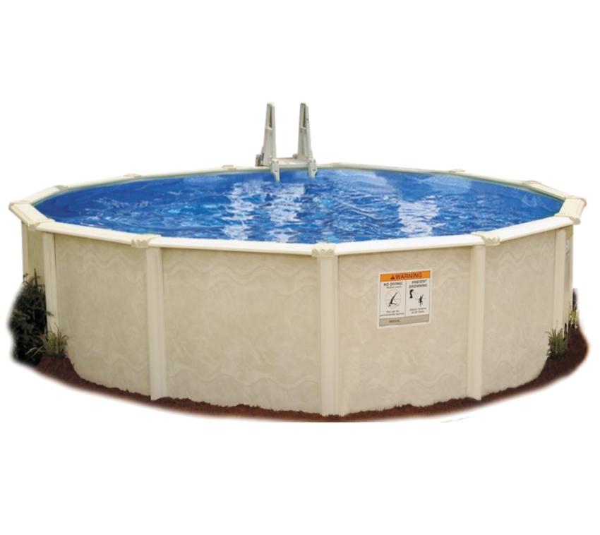 Interline Summer Stahl Schwimmbad Sunlake Set 1 | Blau | 460x460x132 cm Basic Set