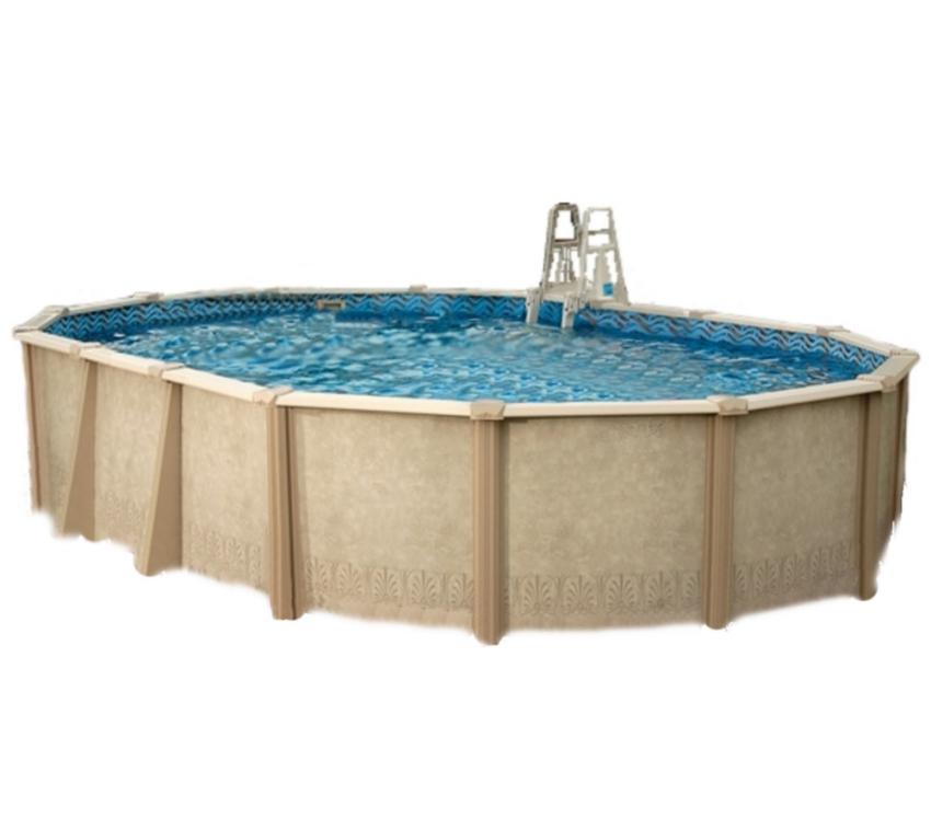 Interline Summer Stahl Schwimmbad Sunlake Set 1 | Blau | inkl. Winterabdeckung