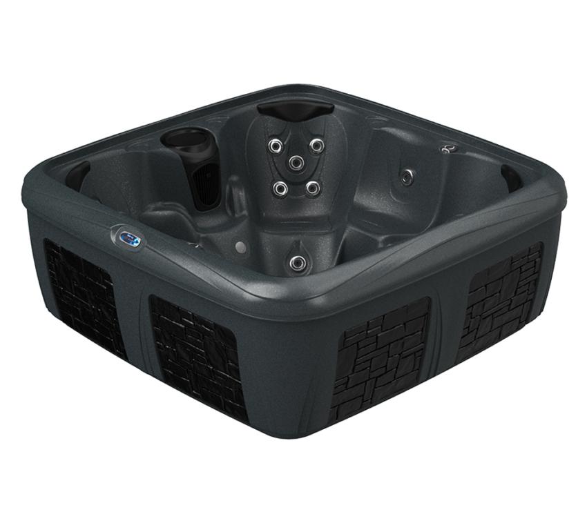 Interline Summer Outdoor Whirlpool Big EZ Black Diamond schwarz 208x208x81 cm 