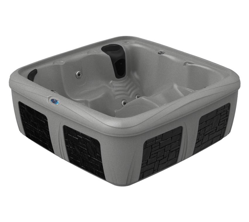 Interline Summer Outdoor Whirlpool Odyssey Mystic Diamand | Schwarz | 208x208x81 cm 