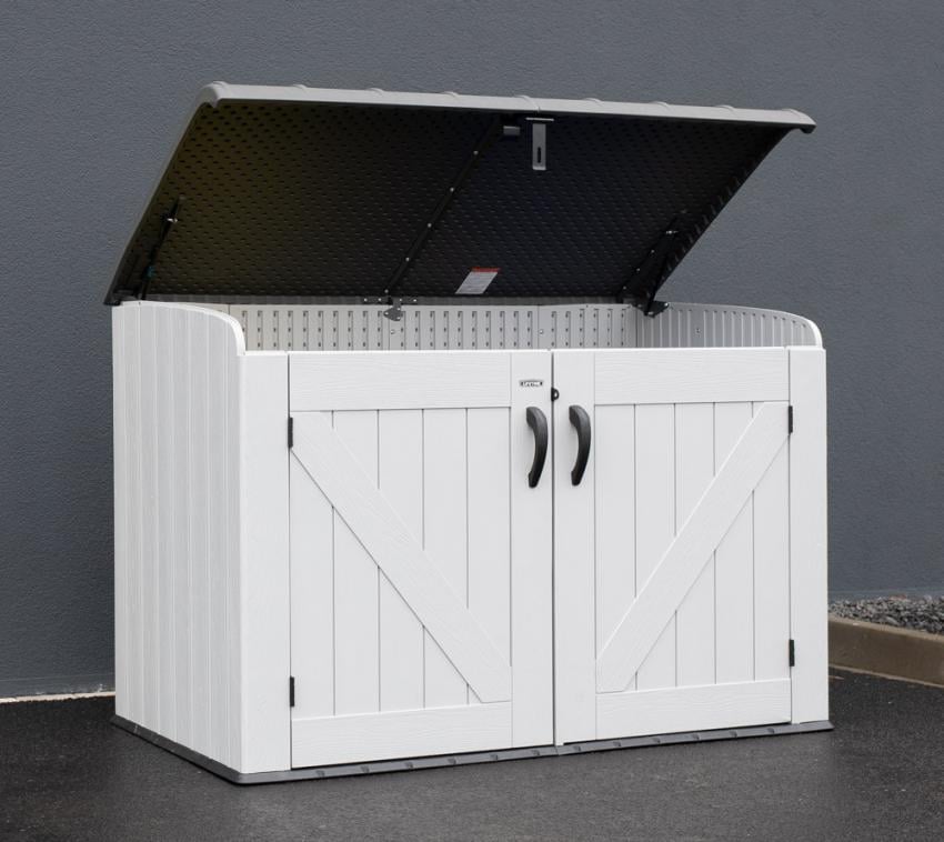 Lifetime XXL Kunststoff Mülltonnenbox Gerätebox Aufbewahrungsbox 